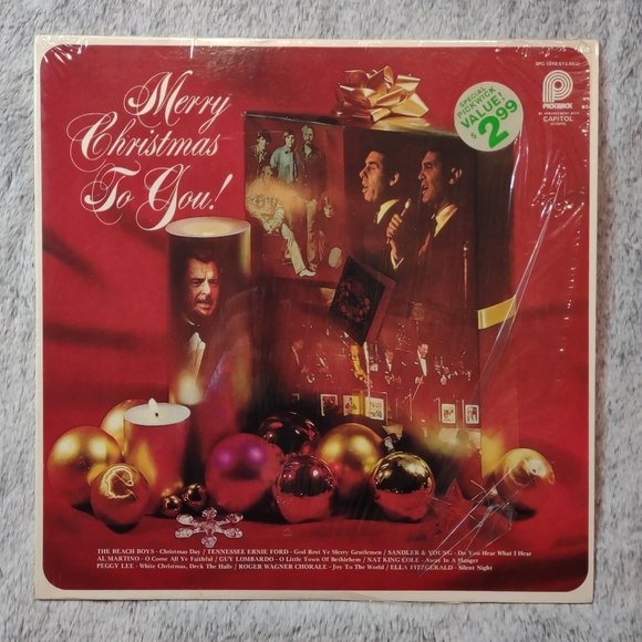 Capitol Records Christmas Day Various Artists Vinyl Record Pickwick SPC 1010 - Picture 1 of 8